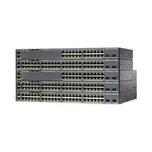 Catalyst WS-C2960X-48TS-L Managed Stackable Gigabit 48 Port Switch with 4 x SFP RENEWED
