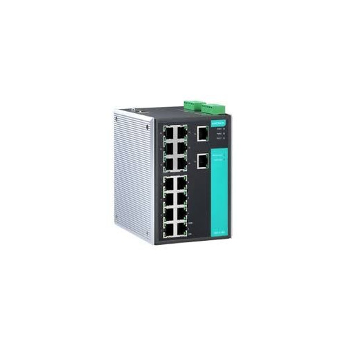 MOXA EDS-516A - 16 Ports Managed Ethernet Switch, 16 10/100 BaseTx Ports with VLAN, IGMP Snooping, Port Trunking, RMON and QoS