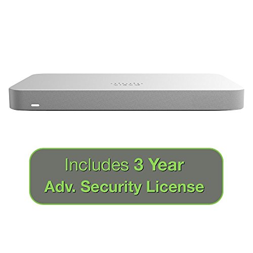 Cisco Meraki MX65 Small Branch Security Appliance, 250Mbps FW, 12xGbE Ports - Includes 3 Years Advanced Security License
