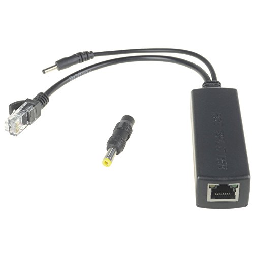 DSLRKIT Active PoE Splitter Power Over Ethernet 48V to 5V 2.5A Compliant IEEE802.3af