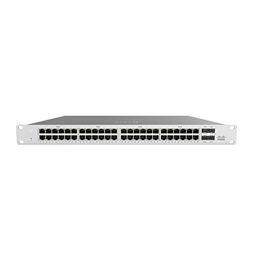 Cisco Meraki MS120-48 1G L2 Cloud Managed 48x GigE Switch Plus MS120-48 Enterprise Security and Support 5 Year BDL