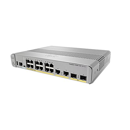 Cisco WS-C3560CX-12PD-S Catalyst 3560-CX 12 Port PoE 10G Uplinks IP Switch