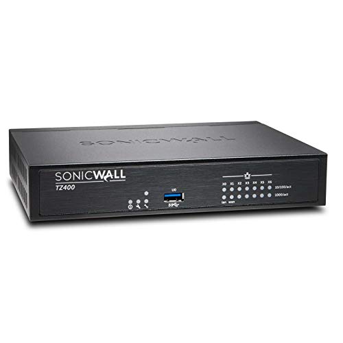 SonicWALL 01-SSC-1705 Tz400 - Advanced Edition - Security Appliance - with 1 Year Total Secure - 7 Ports - 10/100 MB LAN, Gige