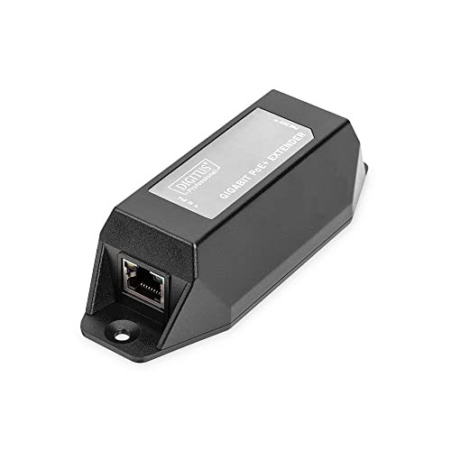 Gigabit Ethernet PoE+ Extender, 802.3at 1-Port, Power Pins3/6(+), 1/2(-), 22W