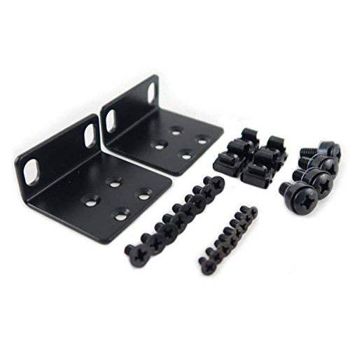 RoutersWholesale - Multi-Vendor Rack Mount Kit Compatible with Many 17.3 inch Wide Buffalo Tech, Cisco, Dell, D-Link, Linksys, NETGEAR, and TRENDnet Products