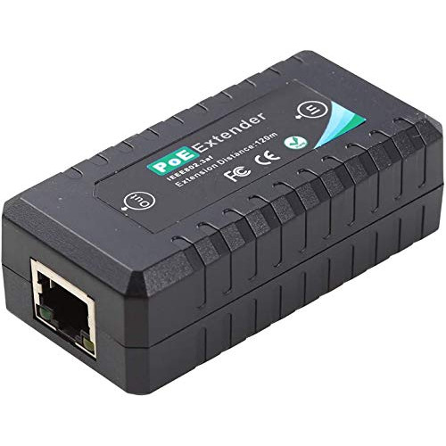 UHPPOTE 1-Port 10/100M PoE Extender IEEE802.3af for Ethernet Security Systems IP Camera
