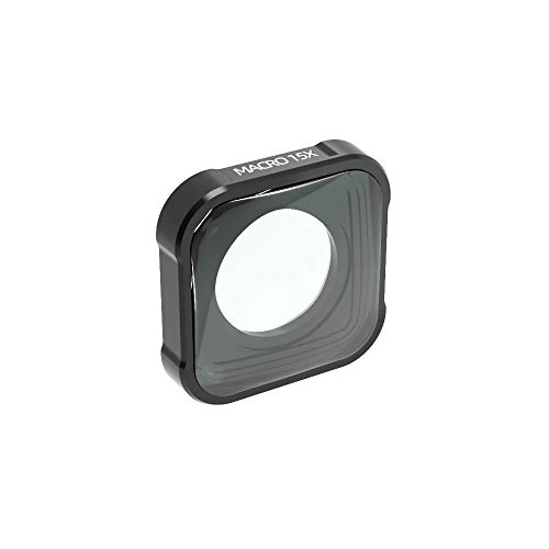 QKOO 15X Macro Lens GoPro Hero 9 Black/Hero 10 매트 스포츠 Action Camera Close-Up Filter HERO9 HERO10 Directly Replace Standard Protective On Your