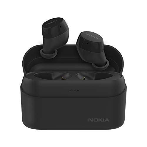 Nokia Power 이어버드 True 무선 충전케이스 Up 150 Hours Play 방수 Universal 블루투스 5.0 Compatibility Built-in 마이크 Crystal-Clear 사운드 Enhanced Bass