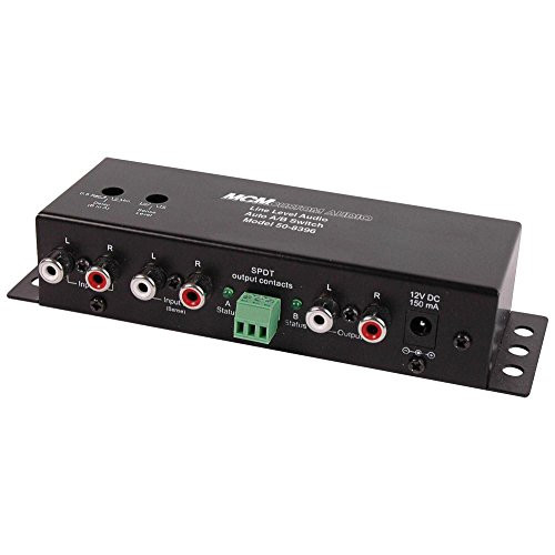 Mcm Custom 오디오 Automatic Two-Way Source Selector - 사운드 Activated 50-8396