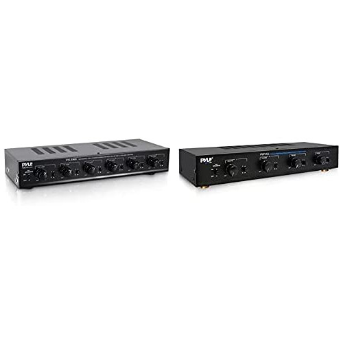 6 Channel Speaker Selector Switch - 멀티 Zone B Distribution 컨트롤러 Box w/ Independent 오디오 Source 음량조절 Supports Home Theater 스테레오 Receiver System Pyle PSLSW6