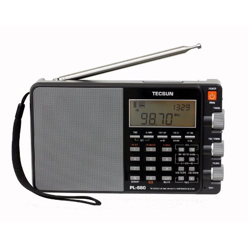 TECSUN PL-880 FM/LW/MW/SW SSB PLL단파 라디오 3050 국메모리