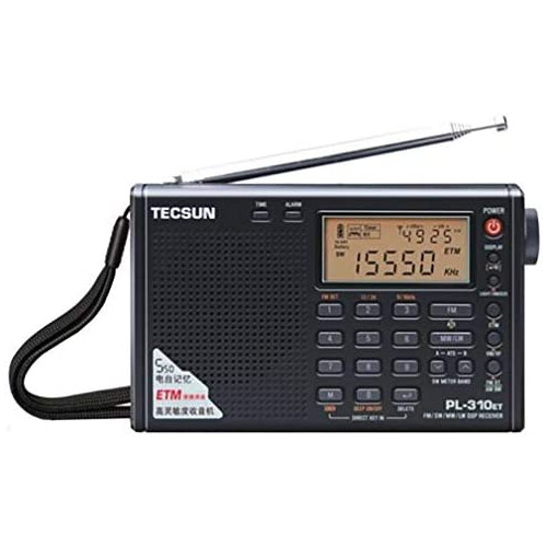 BCL라디오 PL-310ET 고감도 포켓 단파 라디오 SW/AM/FM라디오 (실버(은))