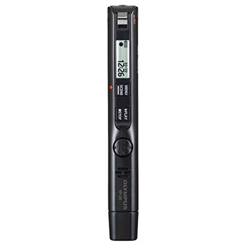 올림푸스 OLYMPUS IC레코더 8GB 녹음 씬 셀렉트/긁힌 상처음 필터/USB다이렉트 접속/셀프 타이머 기능 블랙 VoiceTrek VP-20 BLK