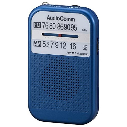 Ohm 전기 AudioComm AM/FM포켓 라디오 핑크RAD-P132N-P 03-5523