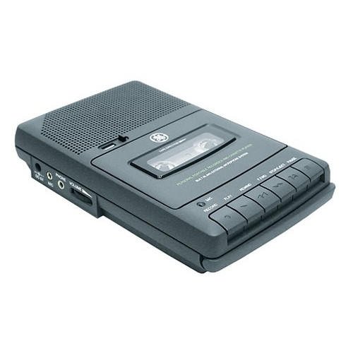 GE 35027 AC/DC Cassette Recorder by GE