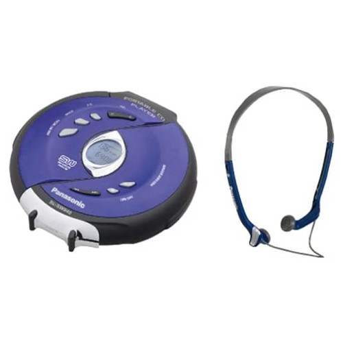 파나소닉 SL-SW940 쇼크 웨이브 방수 포터블 CD 플레이어 (블루)