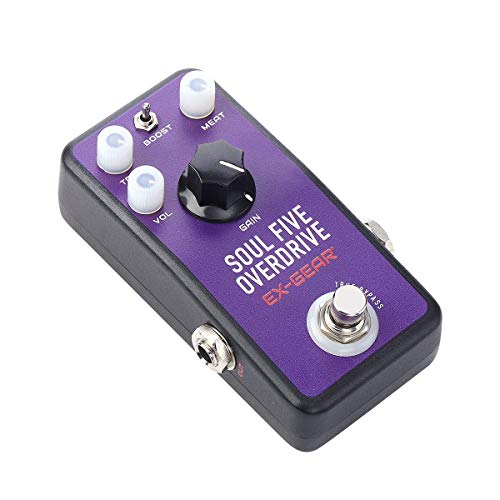 Soul Five Overdrive Guitar Pedal used for Rock, Fusion, Jazz and Blues.