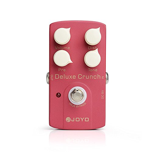 JOYO JF-39 Deluxe Crunch Distortion Guitar Effect Pedal - True Bypass, DC 9V and Battery Supported