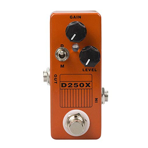 Mosky D250X Mini Overdrive Preamp Pedal with True Bypass Switch