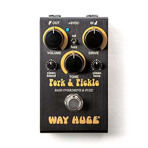 Way Huge Smalls Pork & Pickle Overdrive & Fuzz Guitar Effects Pedal (WM91)