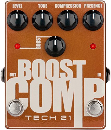 Tech 21 Boost COMP Tone Shaping Guitar Effects Pedal