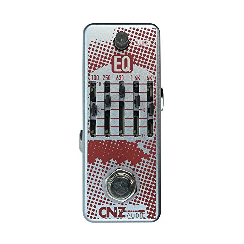 CNZ Audio EQ - Equilizer Guitar Effects Pedal, True Bypass