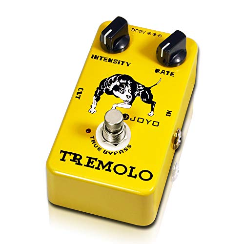 JOYO JF-09 Tremolo Guitar Effect Pedal - True Bypass, DC 9V and Battery Supported
