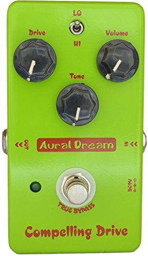Aural Dream Compelling Drive Guitar Effect Pedal includes High-Gain and heavy Overdrive.