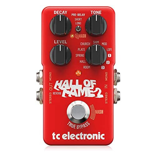 TC Electronic FLUORESCENCE SHIMMER REVERB Shimmering Reverb Pedal with Intuitive 4-Knob Interface for Modern, Ethereal Reverb Sounds