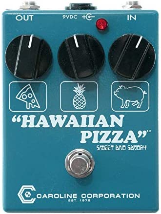 Caroline Hawaiian Pizza Fuzz Overdrive, Limited Edition Reverse Colors Blue/White