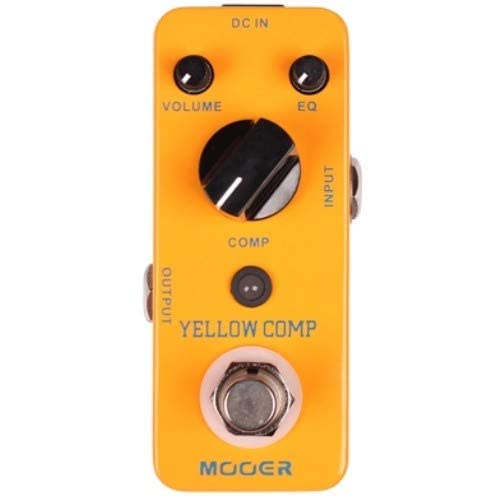 MOOER Acoustic Guitar Effect Pedal, 2.25 x 4.25 x 1.75 (Yellow Comp)