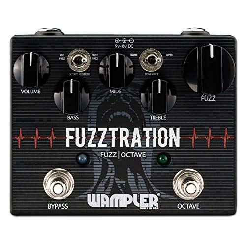 Wampler Fuzztration Fuzz & Octave Guitar Effects Pedal
