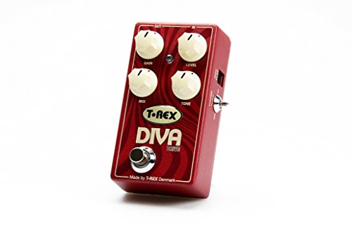 T-Rex Engineering DIVA-DRIVE Overdrive Guitar Effects Pedal with 3-Way Bass Boost (10089)