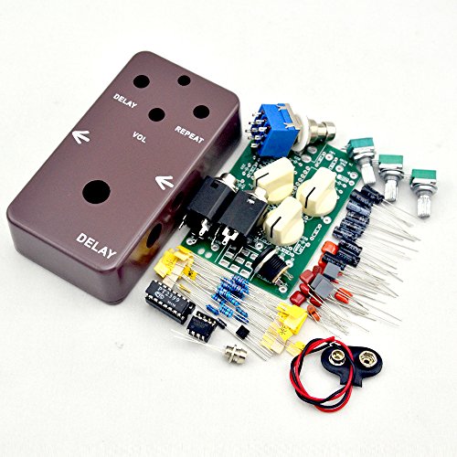 TTONE NEW DIY Electric Guitar Delay Analog Effect Pedals/Single Effects Pedal Guitarra Kits Brown