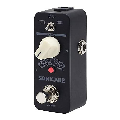 SONICAKE Looper Pedal Guitar Effects Pedal Sonic Dub Looper Storable Loop Station Recording Looping Guitar Bass Effects Pedal