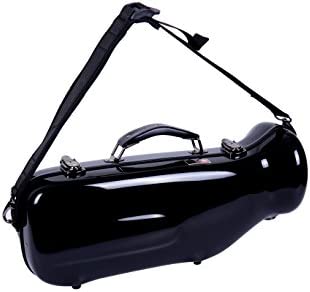 Crossrock Trumpet Case Fiberglass Hardshell with Backpack Straps (CRF1000TRBK1),Black