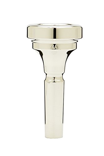 Denis Wick DW5880-4AL Silver-Plated Large Bore Trombone and Euphonium Mouthpiece