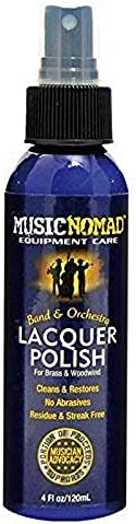 MusicNomad Lacquer Polish for Brass & Woodwind Instruments, 4 oz. (MN700)