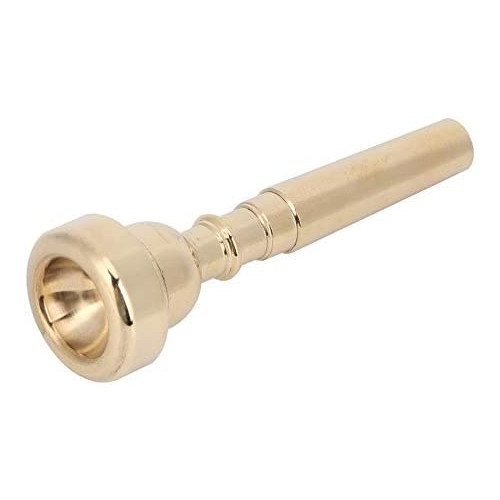 Drfeify Trumpet Mouthpiece, Metal Bb Tone Trumpet Mouthpiece Gold Brass Professional Horn Trumpet Instrument Accessory