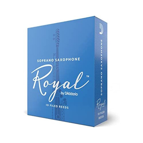 Royal by DAddario Soprano Sax Reeds, Strength 2, 10-pack