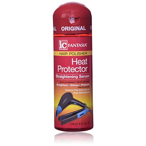 Fantasia IC Hair Polisher Heat Protector Straightening Serum, 6.0 Ounce 6.0 Fl Oz (0011313030158)