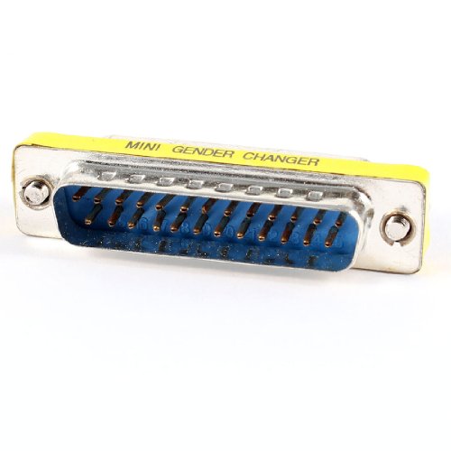 uxcell DB25어댑터 수컷 M/M 미니 젠더 changer Connector