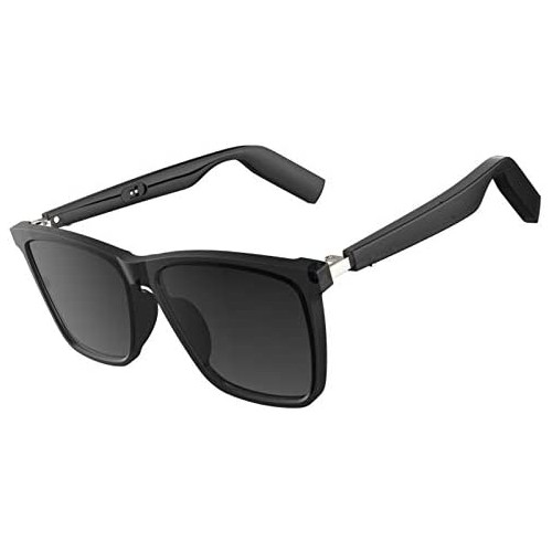 WGP Smart 오디오 Sunglasses 무선 블루투스 드라이빙 IP67 방수 Glasses Open Ear Speaker Traveling Sunny Day Gray