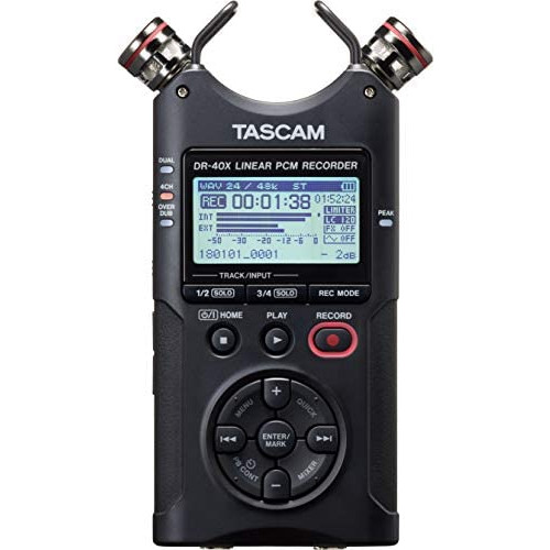 TASCAM 다스카무 - USB 오디오 인터페이스 탑재 4채널 리니어PCM레코더 DR-40X