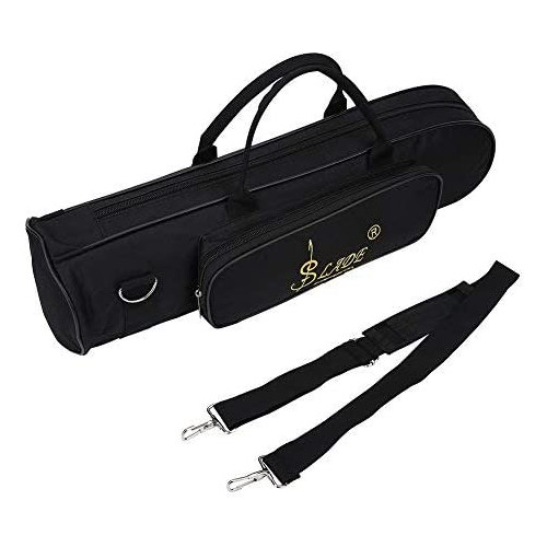 트럼펫 백 옥스포드 2개 사용법 편리성 심플 수납 가방 악기 보호 애호가 검정