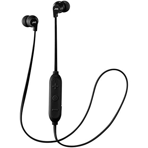 JVC in Ear Headphones HA-FX21BT - Stereo - Black - Wireless - Bluetooth - 32.8 ft - 20 Hz - 20 kHz - Earbud, Behind-The-Neck - Binaural - in-Ear