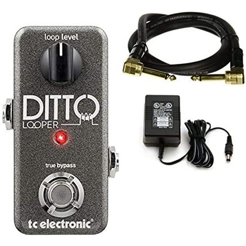 TC Electronic DITTO X2 LOOPER Highly Intuitive Looper Pedal with Dedicated Stop Button and Loop Effects