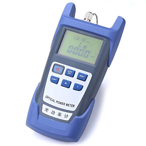 Portable FTTH Fiber Optical Power Meter Optic Cable Tester Network with FC SC Interfaces for CATV Test,CCTV Test and Telecommunication