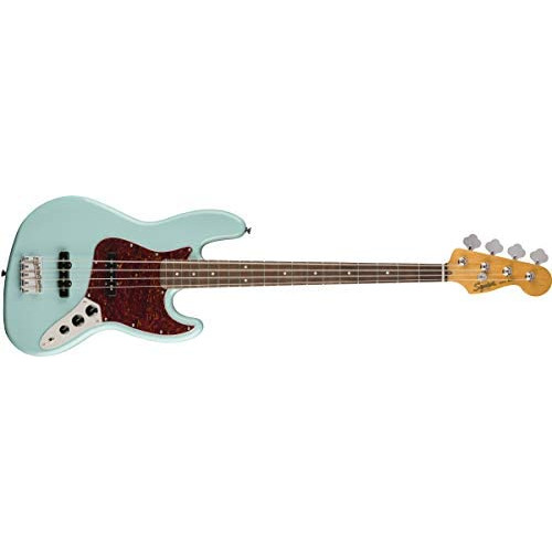 Squier by Fender 일렉트릭 기타 베이스 Classic Vibe '60s Jazz Bass®, Laurel Fingerboard, Daphne Blue