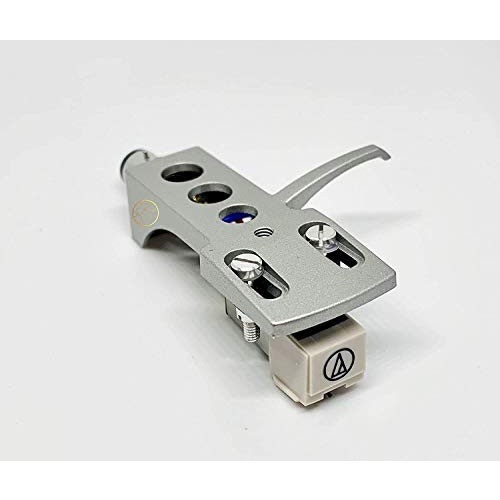 Silver Headshell, Mount, AT3600 Cartridge and Conical Stylus, Needle for Sansui FR-D4, SR-737, SR-838, FR-D35, SR-525, SR-929, SR-636, SR-717, SR-333, SR-535, FR-3080